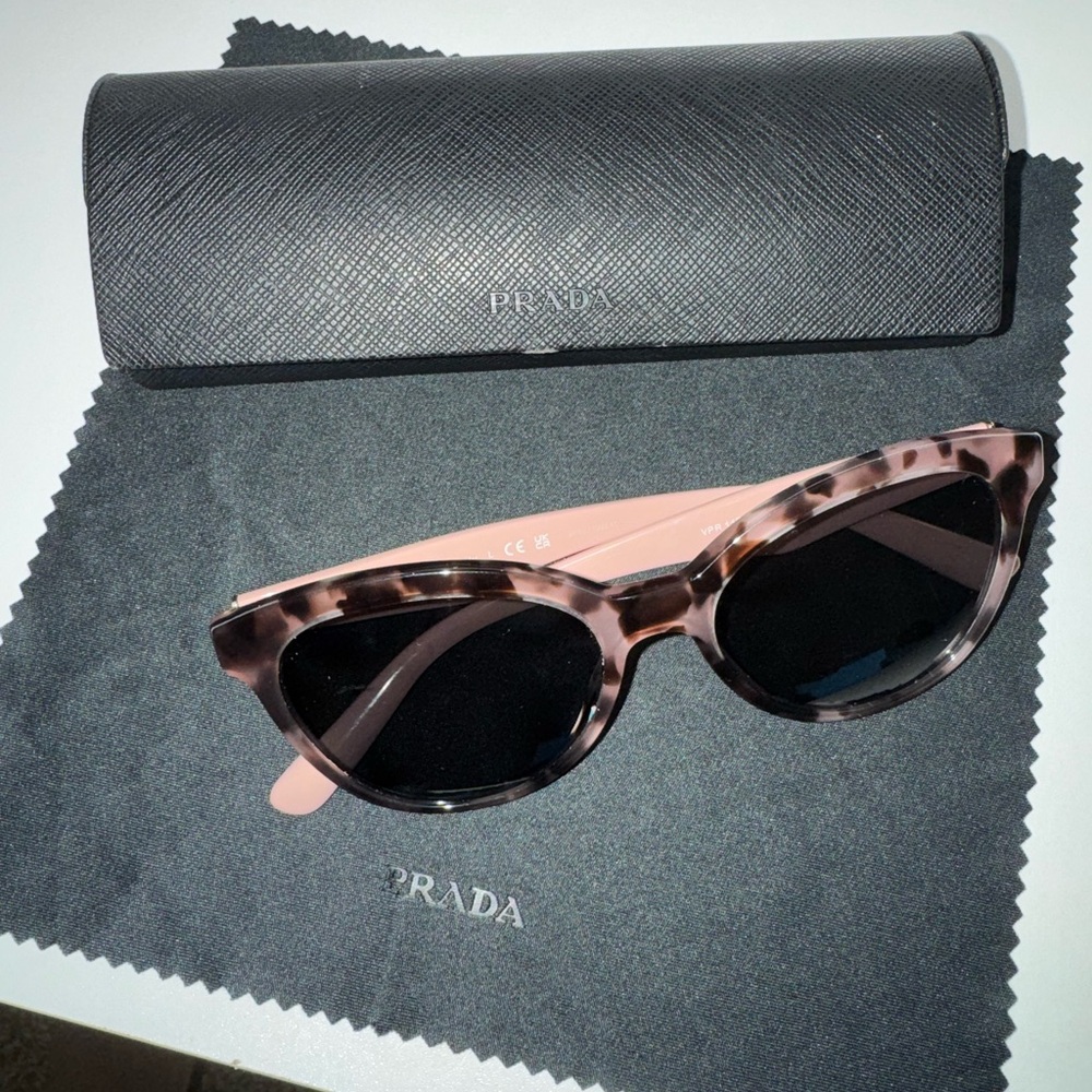 Prada Brown Cat-Eye Sunglasses